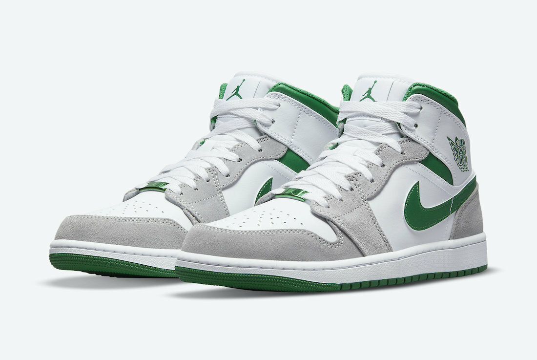 green white jordan 1